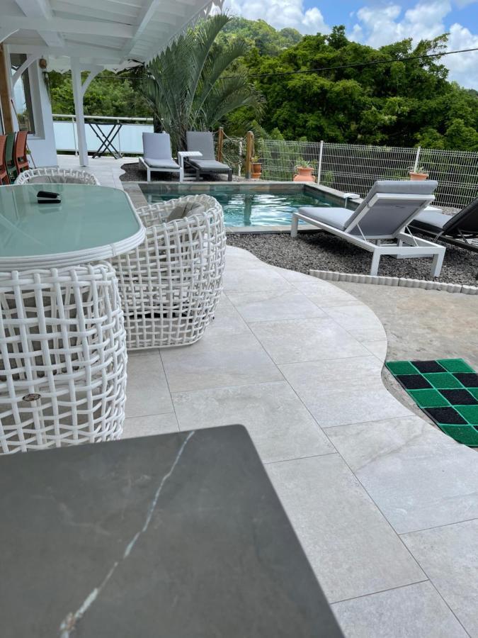 Les Appart Villa Sunbay Caraibes Avec Piscine Privative Vue Mer Et Montagne Le François Exteriör bild