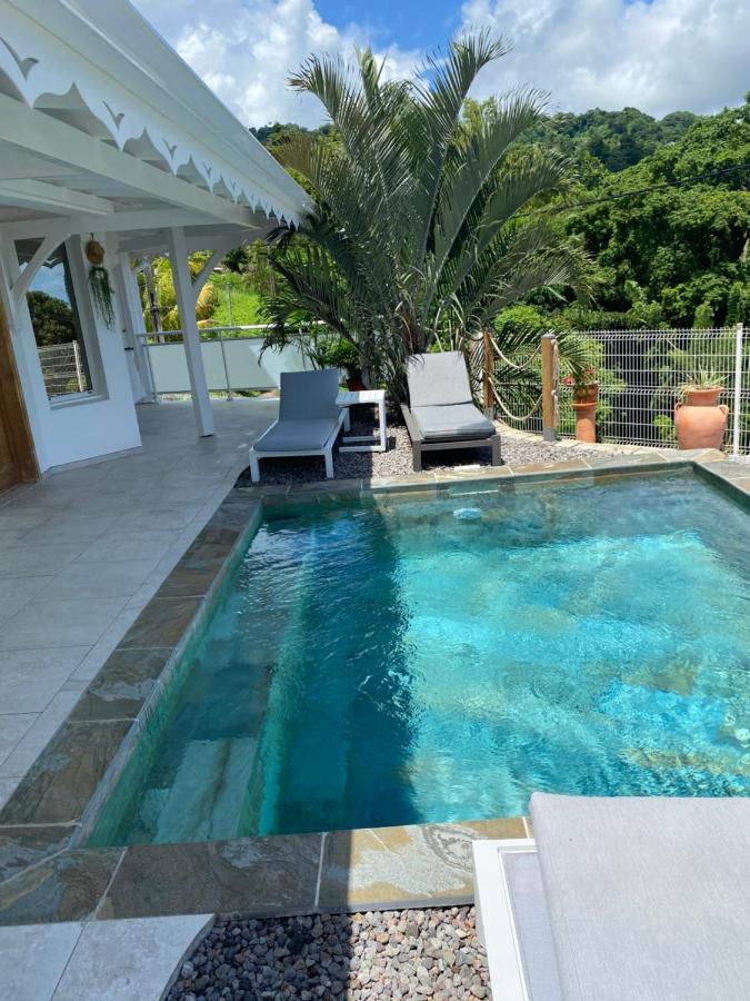 Les Appart Villa Sunbay Caraibes Avec Piscine Privative Vue Mer Et Montagne Le François Exteriör bild