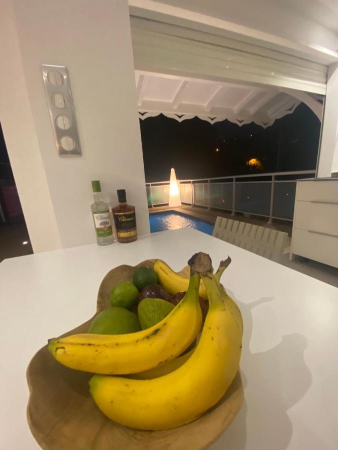 Les Appart Villa Sunbay Caraibes Avec Piscine Privative Vue Mer Et Montagne Le François Exteriör bild