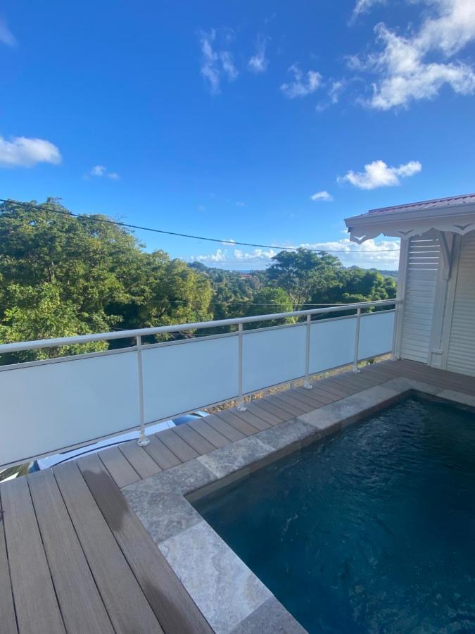 Les Appart Villa Sunbay Caraibes Avec Piscine Privative Vue Mer Et Montagne Le François Exteriör bild